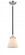 Cone - 1 Light - 6 inch - Black Polished Nickel - Stem hung - Mini Pendant (3442|284-1S-BPN-G61-LED)