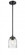 Bell - 1 Light - 5 inch - Oil Rubbed Bronze - Stem hung - Mini Pendant (3442|284-1S-OB-G54-LED)