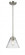Cone - 1 Light - 8 inch - Brushed Satin Nickel - Stem hung - Mini Pendant (3442|284-1S-SN-G42)