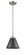 Appalachian - 1 Light - 8 inch - Brushed Satin Nickel - Stem hung - Mini Pendant (3442|284-1S-SN-M13-BK)