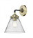 Cone - 1 Light - 8 inch - Black Antique Brass - Sconce (3442|284-1W-BAB-G44)