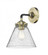 Cone - 1 Light - 8 inch - Black Antique Brass - Sconce (3442|284-1W-BAB-G44-LED)