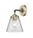 Cone - 1 Light - 6 inch - Black Antique Brass - Sconce (3442|284-1W-BAB-G62)