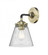 Cone - 1 Light - 6 inch - Black Antique Brass - Sconce (3442|284-1W-BAB-G64-LED)