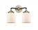 Bell - 2 Light - 13 inch - Black Antique Brass - Bath Vanity Light (3442|284-2W-BAB-G51)
