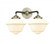 Oxford - 2 Light - 16 inch - Black Antique Brass - Bath Vanity Light (3442|284-2W-BAB-G531)