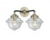 Oxford - 2 Light - 16 inch - Black Antique Brass - Bath Vanity Light (3442|284-2W-BAB-G532)