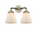 Cone - 2 Light - 14 inch - Black Antique Brass - Bath Vanity Light (3442|284-2W-BAB-G61-LED)