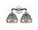 Fulton - 2 Light - 15 inch - Black Polished Nickel - Bath Vanity Light (3442|284-2W-BPN-G173-LED)