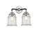 Canton - 2 Light - 14 inch - Black Polished Nickel - Bath Vanity Light (3442|284-2W-BPN-G184-LED)