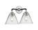 Cone - 2 Light - 16 inch - Black Polished Nickel - Bath Vanity Light (3442|284-2W-BPN-G42-LED)
