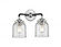 Bell - 2 Light - 13 inch - Black Polished Nickel - Bath Vanity Light (3442|284-2W-BPN-G52)