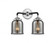Bell - 2 Light - 13 inch - Black Polished Nickel - Bath Vanity Light (3442|284-2W-BPN-G53-LED)