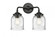 Bell - 2 Light - 13 inch - Oil Rubbed Bronze - Bath Vanity Light (3442|284-2W-OB-G54)