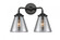Cone - 2 Light - 14 inch - Oil Rubbed Bronze - Bath Vanity Light (3442|284-2W-OB-G63-LED)