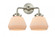 Fulton - 2 Light - 15 inch - Brushed Satin Nickel - Bath Vanity Light (3442|284-2W-SN-G171-LED)