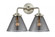 Cone - 2 Light - 16 inch - Brushed Satin Nickel - Bath Vanity Light (3442|284-2W-SN-G43-LED)