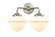 Oxford - 2 Light - 16 inch - Brushed Satin Nickel - Bath Vanity Light (3442|284-2W-SN-G531)