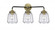 Chatham - 3 Light - 24 inch - Black Antique Brass - Bath Vanity Light (3442|284-3W-BAB-G142-LED)
