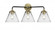 Cone - 3 Light - 26 inch - Black Antique Brass - Bath Vanity Light (3442|284-3W-BAB-G42-LED)