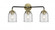 Bell - 3 Light - 23 inch - Black Antique Brass - Bath Vanity Light (3442|284-3W-BAB-G52)