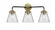 Cone - 3 Light - 24 inch - Black Antique Brass - Bath Vanity Light (3442|284-3W-BAB-G62)