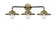 Railroad - 3 Light - 26 inch - Black Antique Brass - Bath Vanity Light (3442|284-3W-BAB-M4-AB)