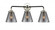 Cone - 3 Light - 24 inch - Black Polished Nickel - Bath Vanity Light (3442|284-3W-BPN-G63)