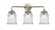 Canton - 3 Light - 24 inch - Brushed Satin Nickel - Bath Vanity Light (3442|284-3W-SN-G184-LED)