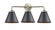 Appalachian - 3 Light - 26 inch - Brushed Satin Nickel - Bath Vanity Light (3442|284-3W-SN-M13-BK)