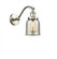 Bell - 1 Light - 5 inch - Brushed Satin Nickel - Adjustable Sconce (3442|515-1W-SN-G58-LED)