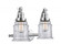 Canton - 2 Light - 18 inch - Polished Chrome - Adjustable Bath Vanity Light (3442|515-2W-PC-G182-LED)