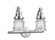 Canton - 2 Light - 18 inch - Polished Chrome - Adjustable Bath Vanity Light (3442|515-2W-PC-G184S-LED)