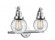Beacon - 2 Light - 16 inch - Polished Chrome - Adjustable Bath Vanity Light (3442|515-2W-PC-G204-6)
