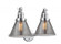 Cone - 2 Light - 18 inch - Polished Chrome - Adjustable Bath Vanity Light (3442|515-2W-PC-G43-LED)
