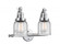 Bell - 2 Light - 18 inch - Polished Chrome - Adjustable Bath Vanity Light (3442|515-2W-PC-G52-LED)