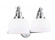 Bell - 2 Light - 18 inch - Polished Chrome - Adjustable Bath Vanity Light (3442|515-2W-PC-G71)