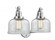 Bell - 2 Light - 18 inch - Polished Chrome - Adjustable Bath Vanity Light (3442|515-2W-PC-G72)