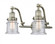 Canton - 2 Light - 18 inch - Brushed Satin Nickel - Adjustable Bath Vanity Light (3442|515-2W-SN-G184S)