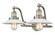 Halophane - 2 Light - 18 inch - Brushed Satin Nickel - Adjustable Bath Vanity Light (3442|515-2W-SN-G1-LED)
