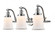 Canton - 3 Light - 28 inch - Polished Chrome - Adjustable Bath Vanity Light (3442|515-3W-PC-G181-LED)