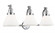 Cone - 3 Light - 28 inch - Polished Chrome - Adjustable Bath Vanity Light (3442|515-3W-PC-G41-LED)