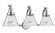 Cone - 3 Light - 28 inch - Polished Chrome - Adjustable Bath Vanity Light (3442|515-3W-PC-G44)