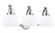 Bell - 3 Light - 28 inch - Polished Chrome - Adjustable Bath Vanity Light (3442|515-3W-PC-G71-LED)