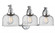 Bell - 3 Light - 28 inch - Polished Chrome - Adjustable Bath Vanity Light (3442|515-3W-PC-G74)