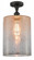 Cobbleskill - 1 Light - 9 inch - Oil Rubbed Bronze - Semi-Flush Mount (3442|516-1C-OB-G116-L)
