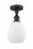 Eaton - 1 Light - 6 inch - Oil Rubbed Bronze - Semi-Flush Mount (3442|516-1C-OB-G81-LED)