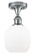 Belfast - 1 Light - 6 inch - Polished Chrome - Semi-Flush Mount (3442|516-1C-PC-G101-LED)