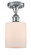 Cobbleskill - 1 Light - 5 inch - Polished Chrome - Semi-Flush Mount (3442|516-1C-PC-G111-LED)