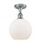 Athens - 1 Light - 8 inch - Polished Chrome - Semi-Flush Mount (3442|516-1C-PC-G121)